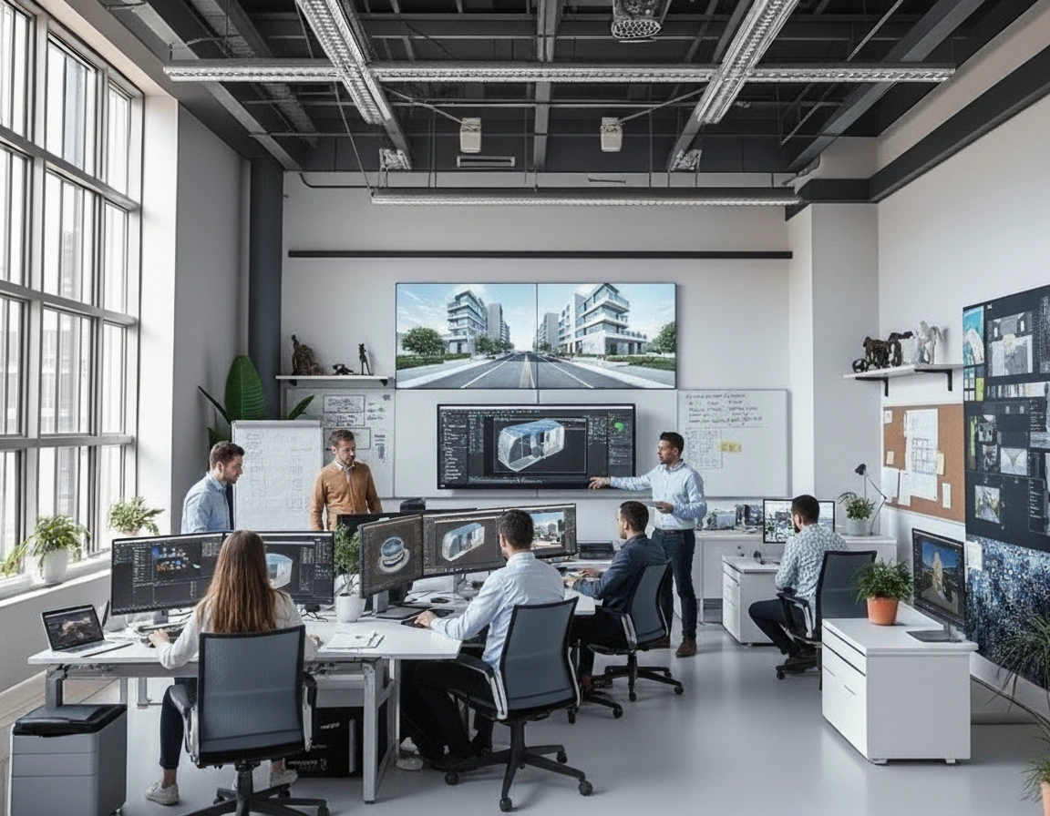 Команда студии 3D визуализации 3D Studio Neva